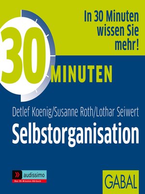 cover image of 30 Minuten Selbstorganisation